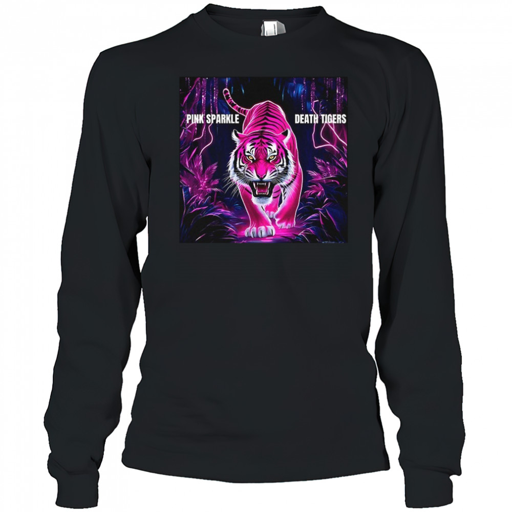 Pink Sparkle Death Tiger 2025 shirt Long Sleeved