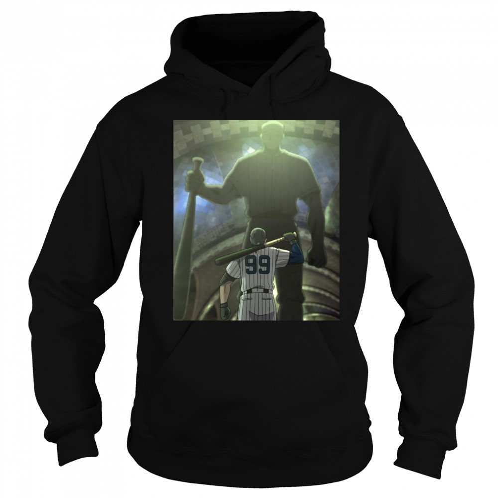 Poster New York Yankees Aaron Judge Is On Pace For A Superhuman Season 2025 fWAR 16.7 t-shirt Sweatshirt