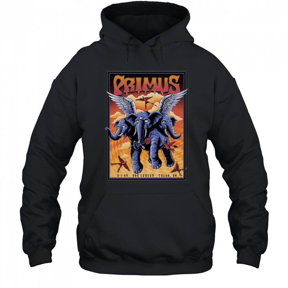 Poster Primus Event May 1 2025 Bok Center Tulsa OK t-shirt Hoodie