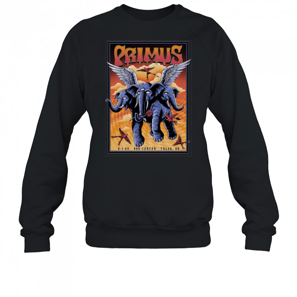 Poster Primus Event May 1 2025 Bok Center Tulsa OK t-shirt Sweatshirt