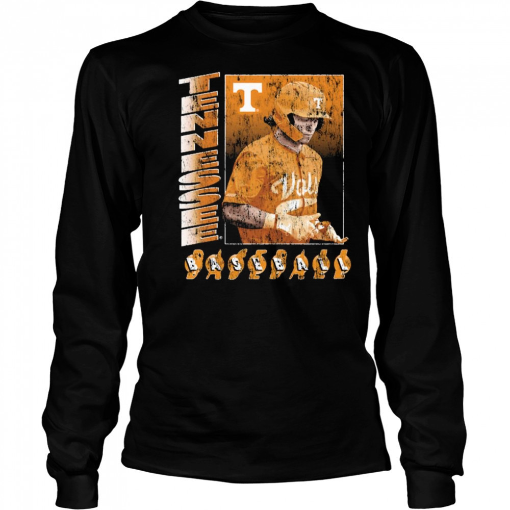 Reese Chapman Box Tennessee Vols Baseball NCAA Division I 2025 Vintage t-shirt Long Sleeved