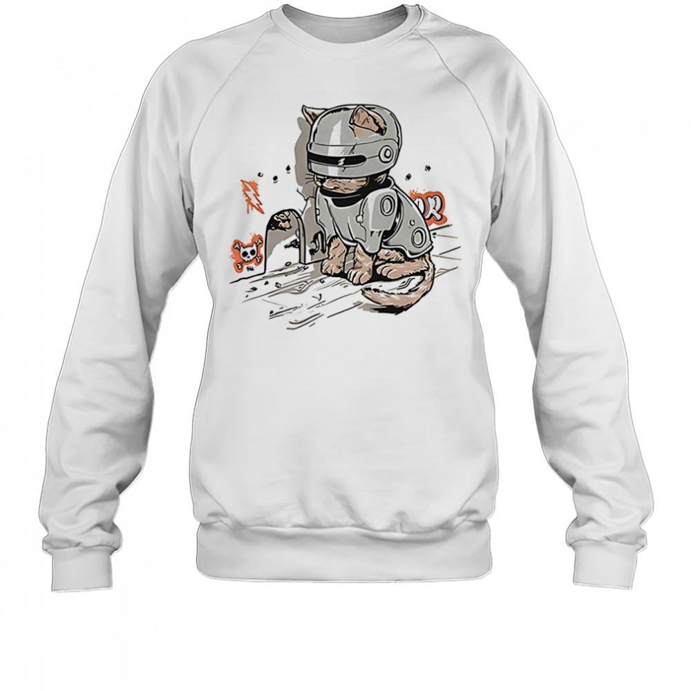 Robotcat shirt Sweatshirt