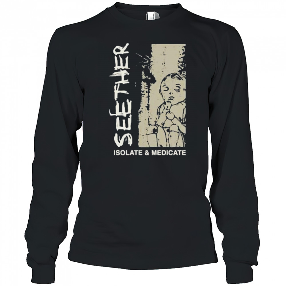 Seether Isolate And Medicate T-shirt Long Sleeved
