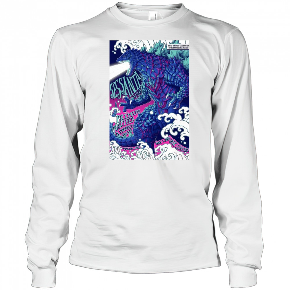 Sessanta V2.0 Primus Puscifer A Perfect Circle May 1 2025 Tulsa OK BOK Center t-shirt Long Sleeved