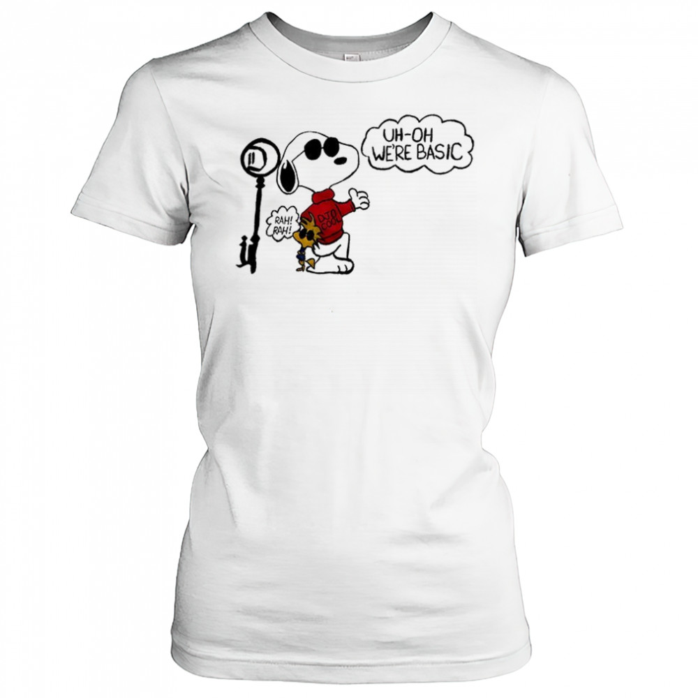 Snoopy uh oh we’re basic shirt Women's T-shirt