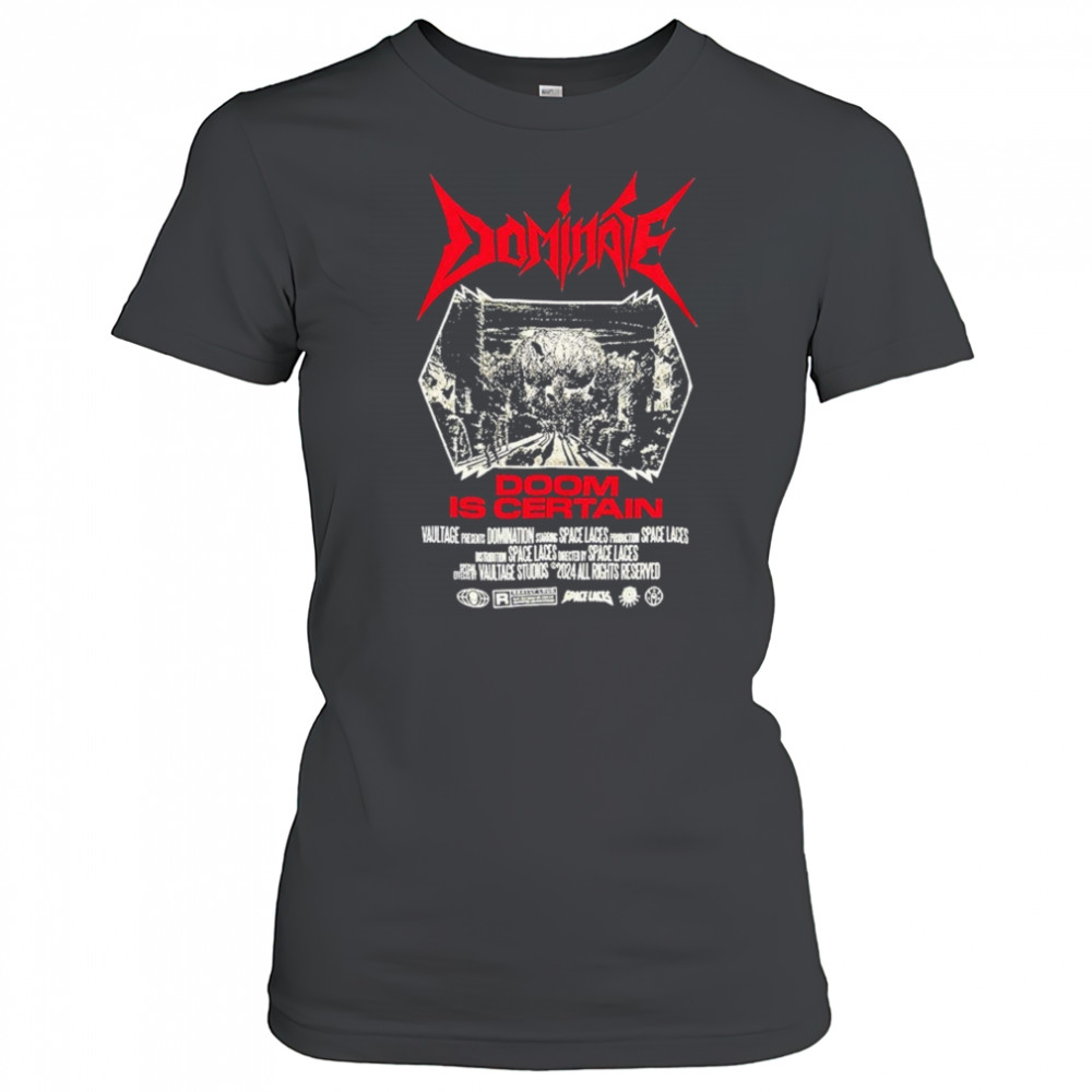 Space Laces Dominate Is Certain T-shirt Women's T-shirt
