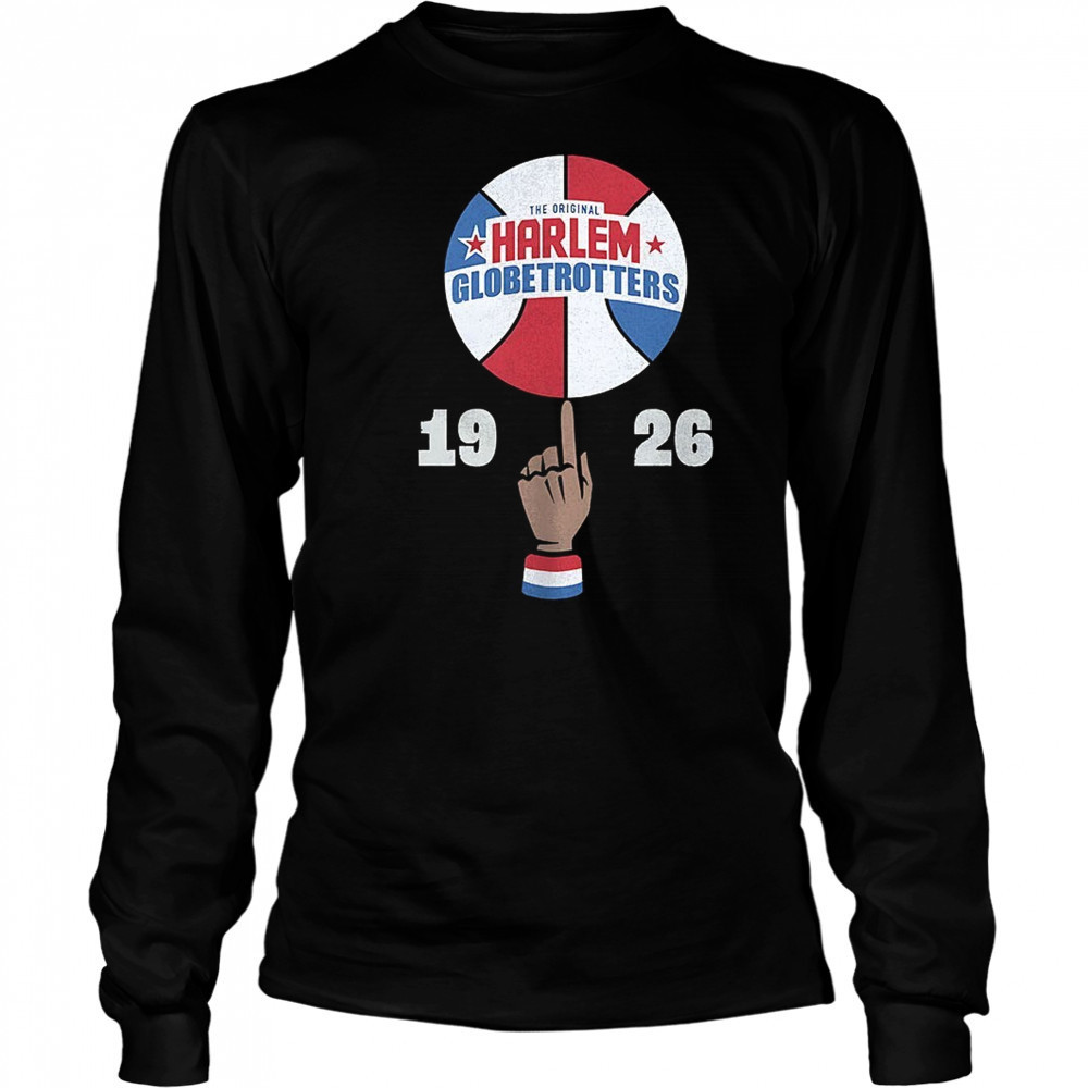Spinning ball 1926 Harlem Globetrotters shirt Long Sleeved