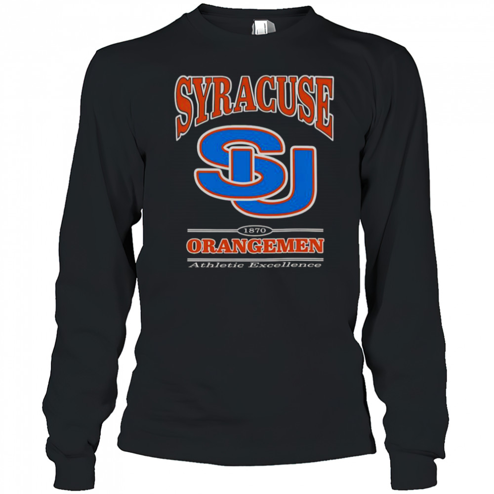 SU Syracuse University Orangemen T-Shirt Long Sleeved