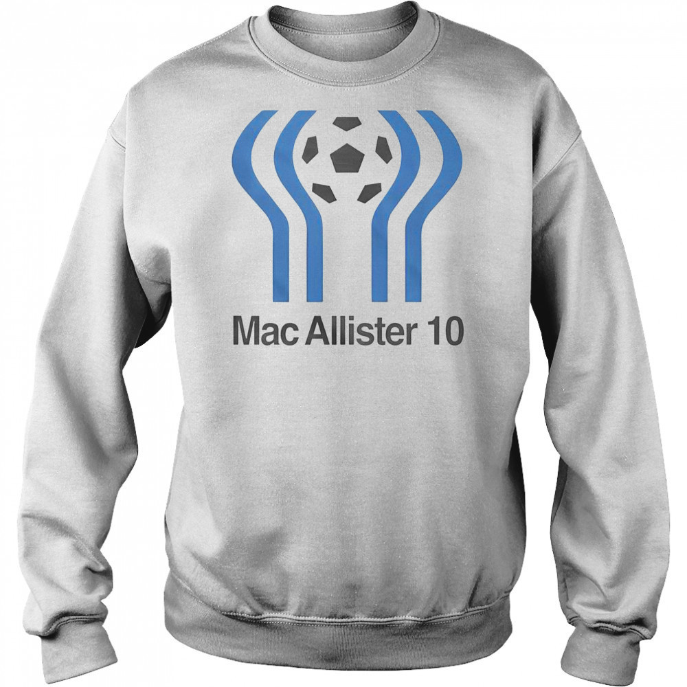 The Anfield Wrap Mac Allister 10 Liverpool T-Shirt Hoodie