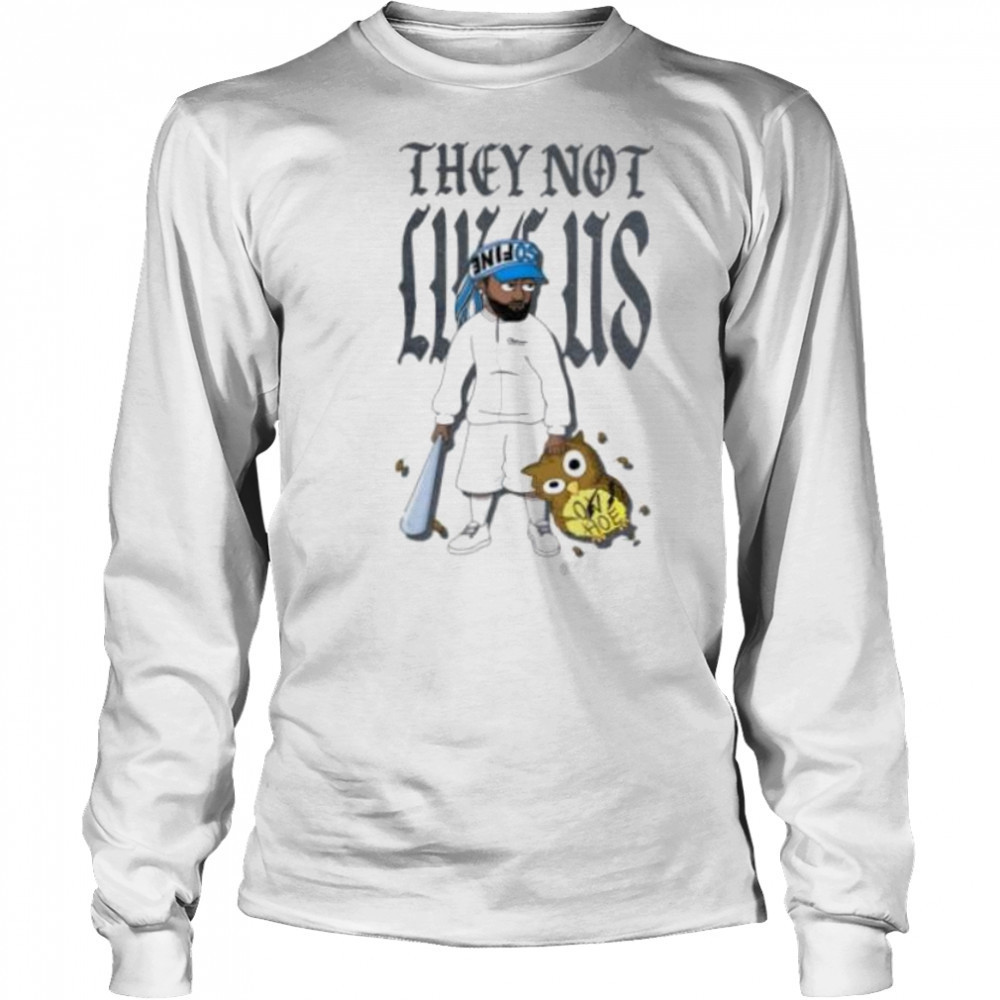 They not like us Drake the weeknd shirt Long Sleeved