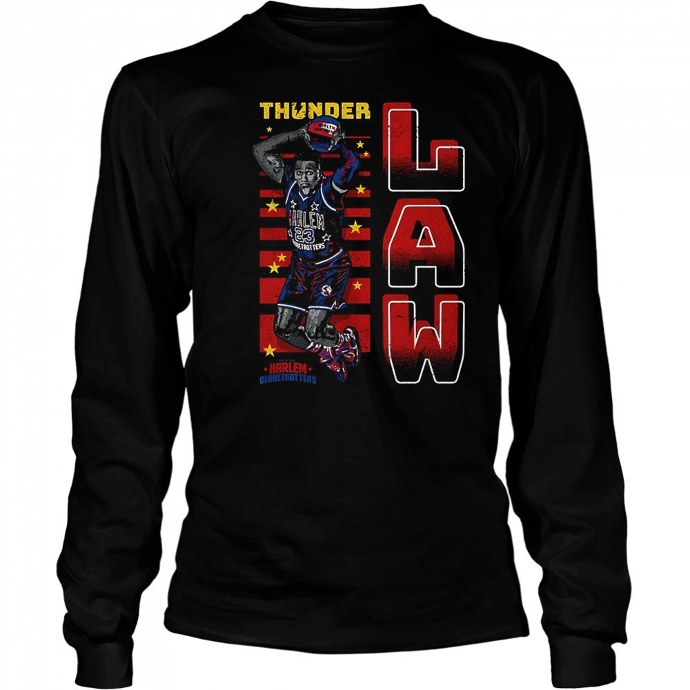 Thunder Law Harlem Globetrotters Jam shirt Long Sleeved