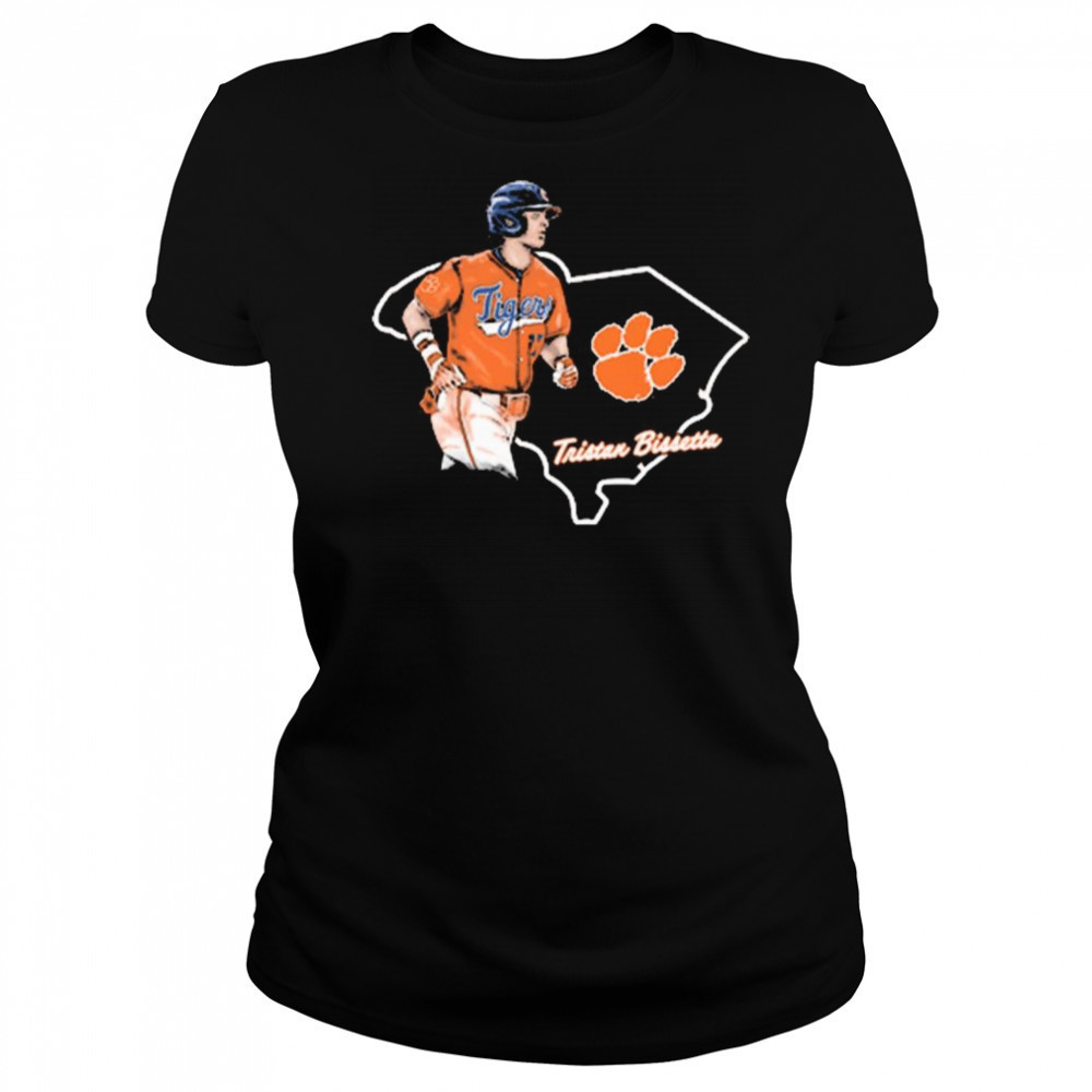 Tristan Bissetta Clemson Tigers Baseball State NCAA Division I 2025 t-shirt Women's T-shirt