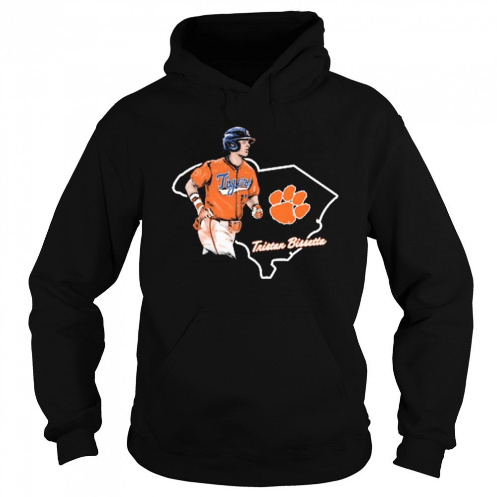 Tristan Bissetta Clemson Tigers Baseball State NCAA Division I 2025 t-shirt Sweatshirt