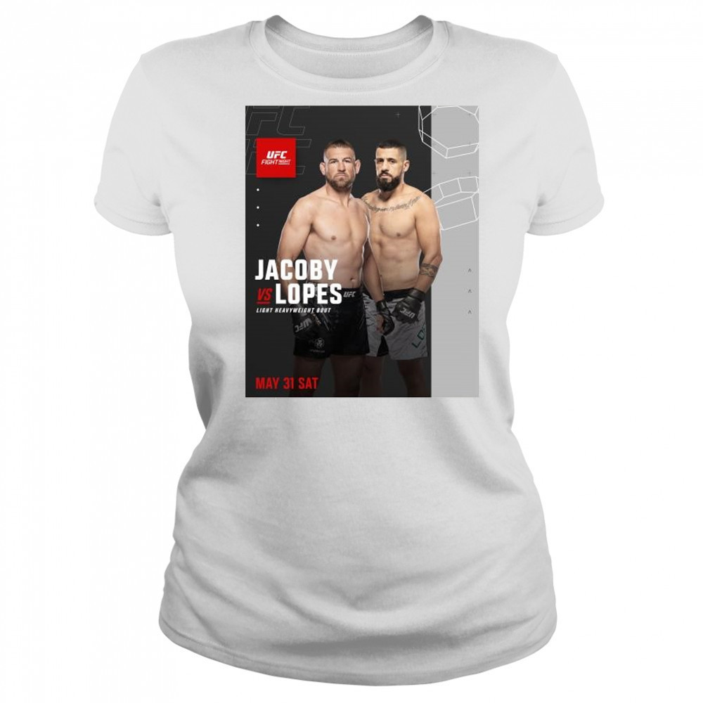 UFC Vegas 107 Jacoby vs Lopes Light Heavyweight Bout May 31 2025 t-shirt Women's T-shirt