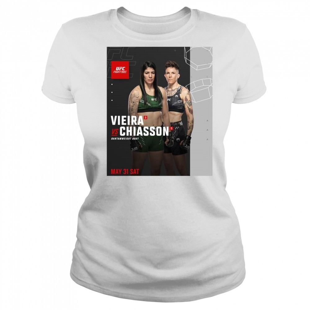 UFC Vegas 107 Vieira vs Chiasson Bantamweight Bout May 31 2025 t-shirt Women's T-shirt