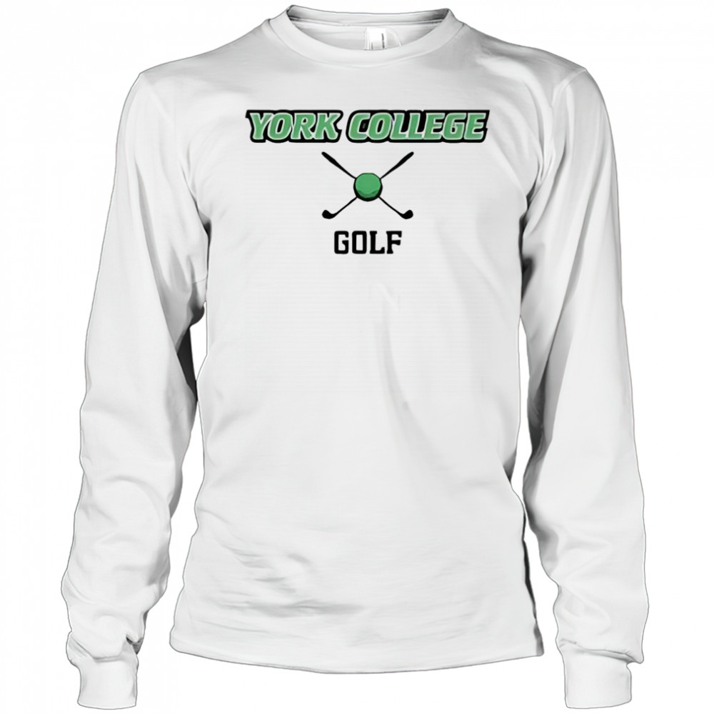 York college golf shirt Long Sleeved
