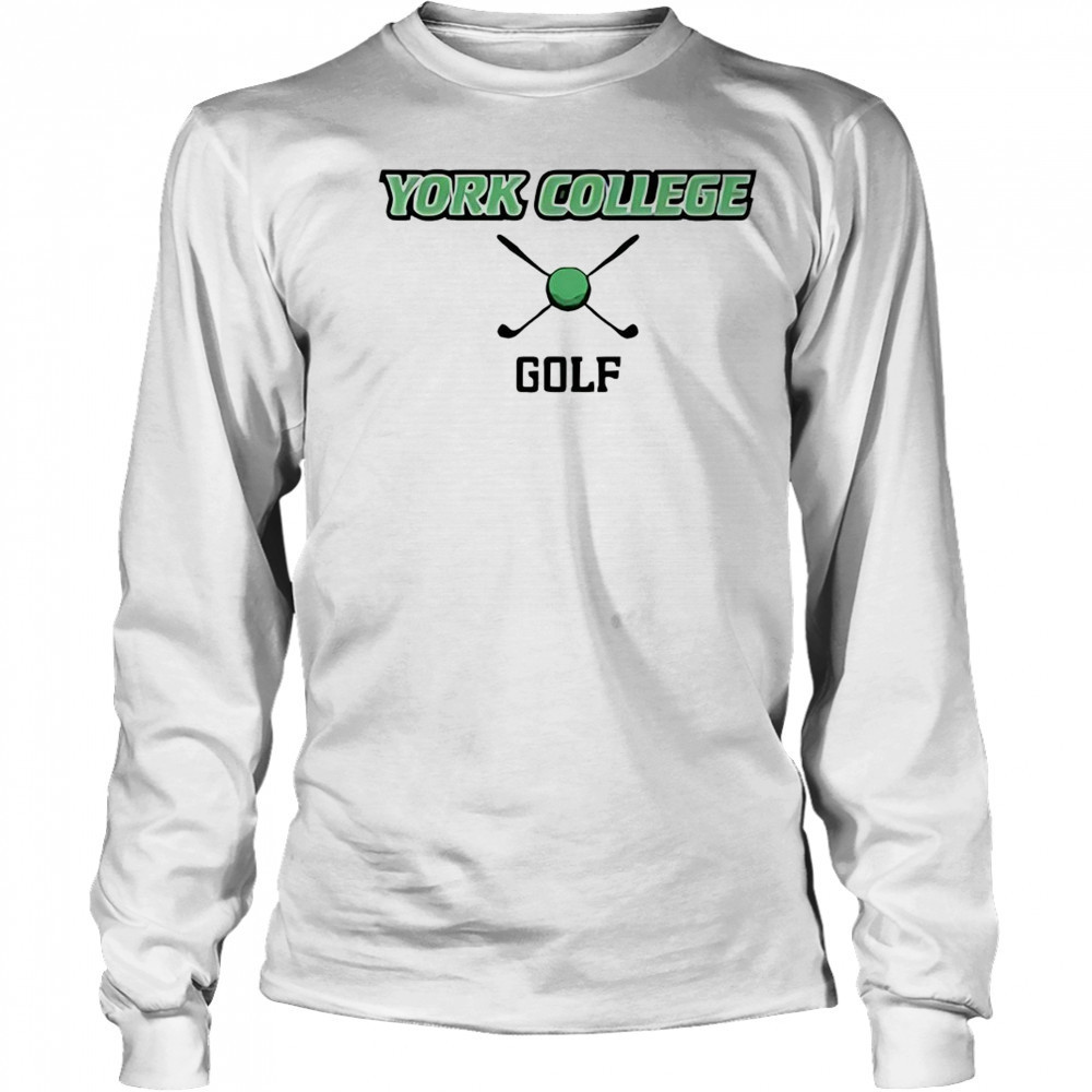 York college golf shirt Long Sleeved