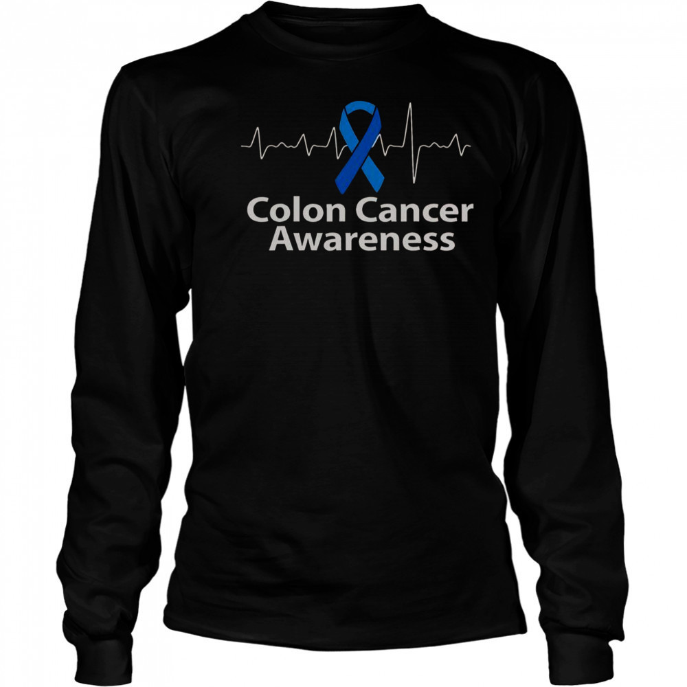 Colon Cancer Awareness Colorectal Cancer Month T-Shirt Long Sleeved