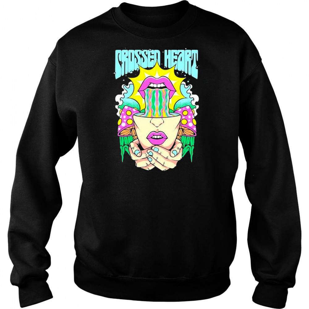 Crossed Heart Mindreader T-shirt Hoodie