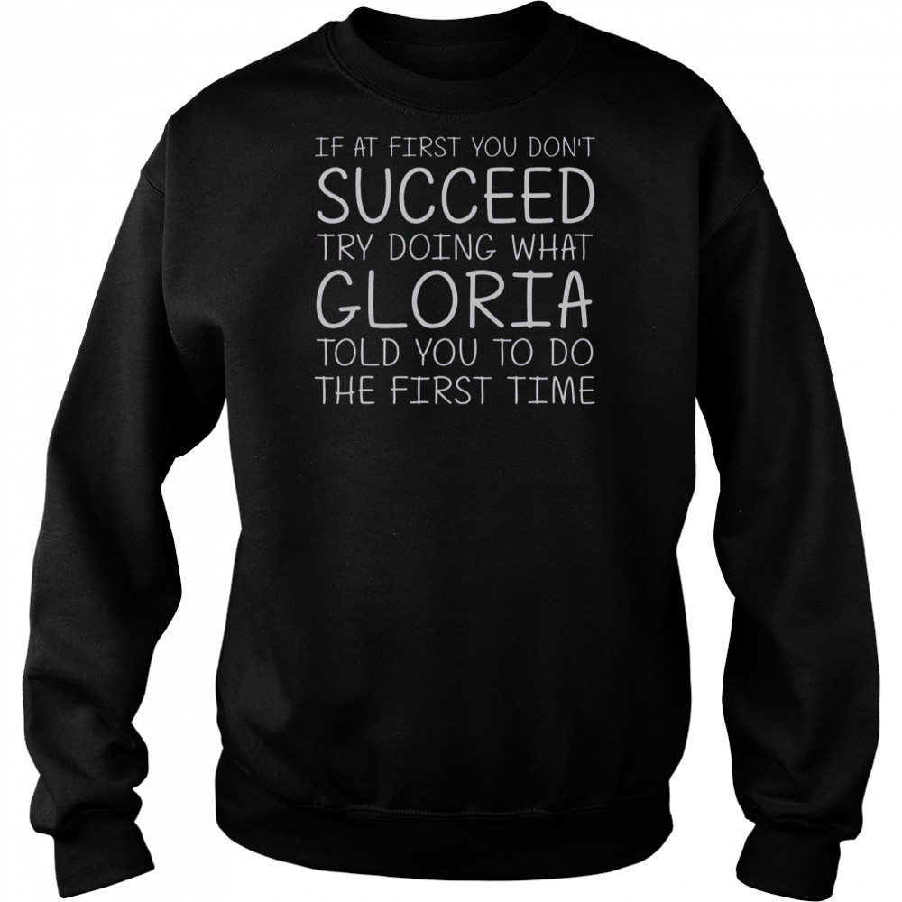 Custom Women Name Girl Mom Wife Birthday Presents Gloria T-Shirt Hoodie
