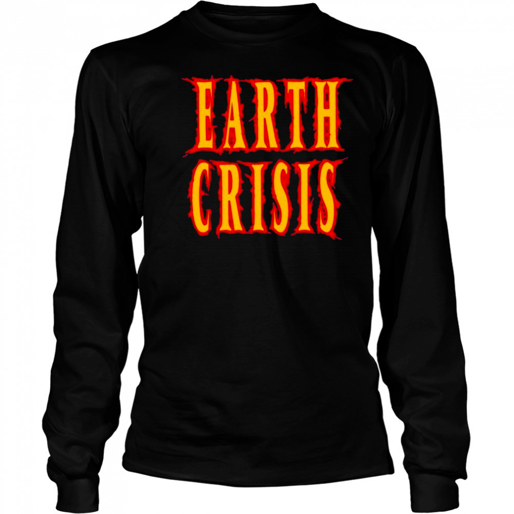 Earth Crisis Firestorm Logo T-shirt Long Sleeved