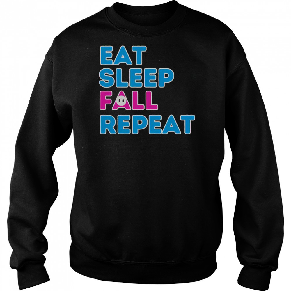 Eat Sleep Fall Repeat Video Game Guys Video Gamer T-Shirt Hoodie