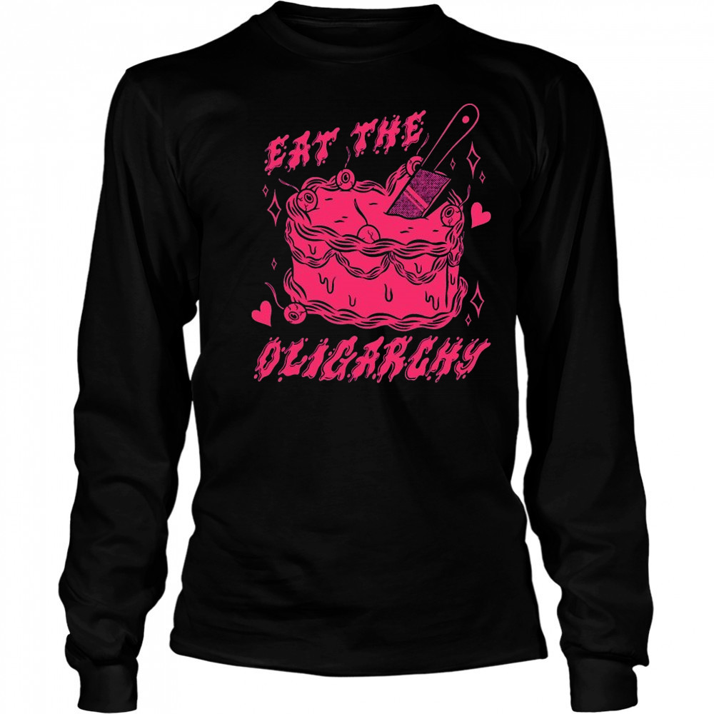 Eat The Oligarchy Knife T-shirt Long Sleeved