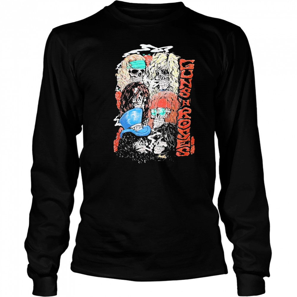 Guns N’ Roses Skulls T-shirt Long Sleeved