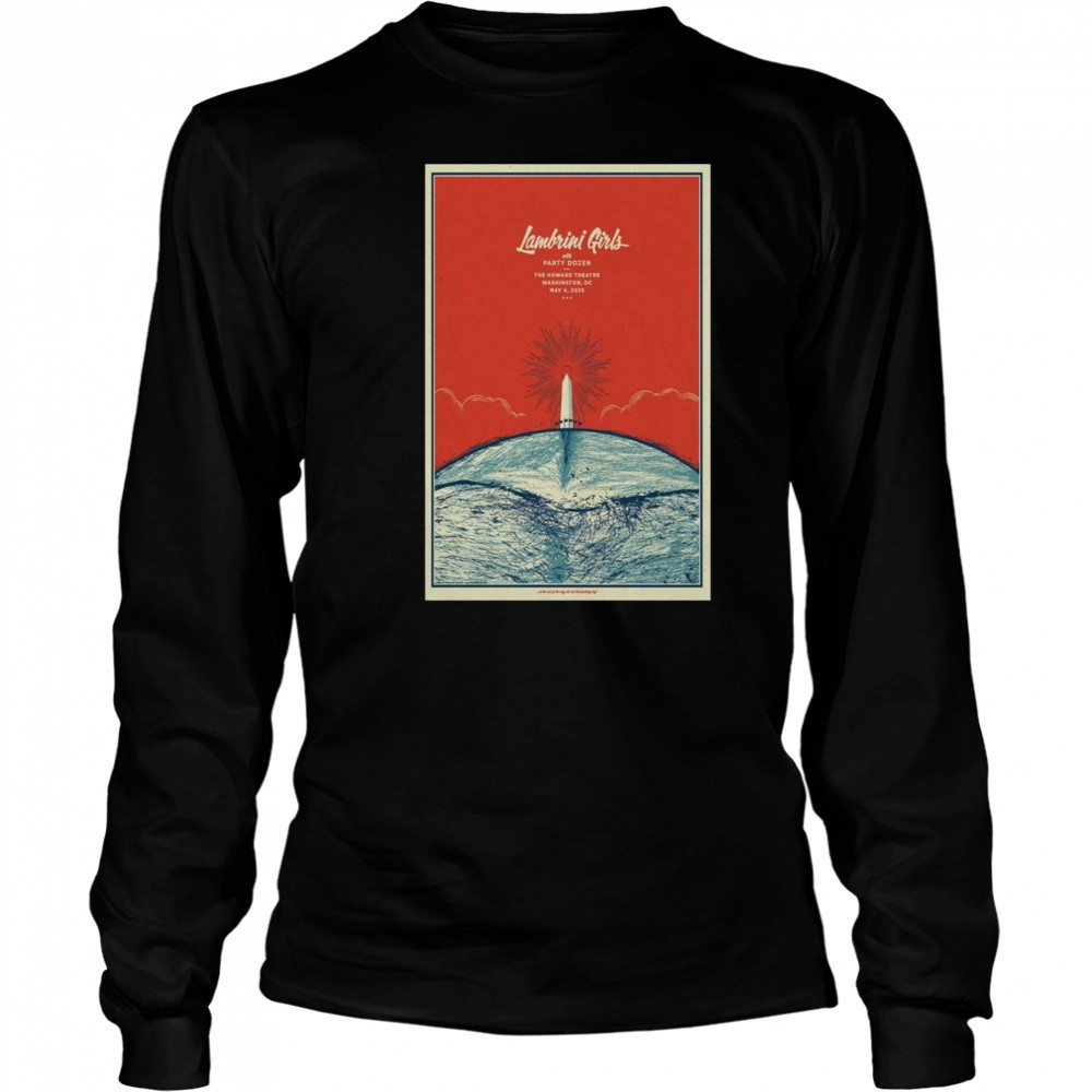 Lambrini Girls Concert Washington, D.C May 4, 2025 Shirt Long Sleeved