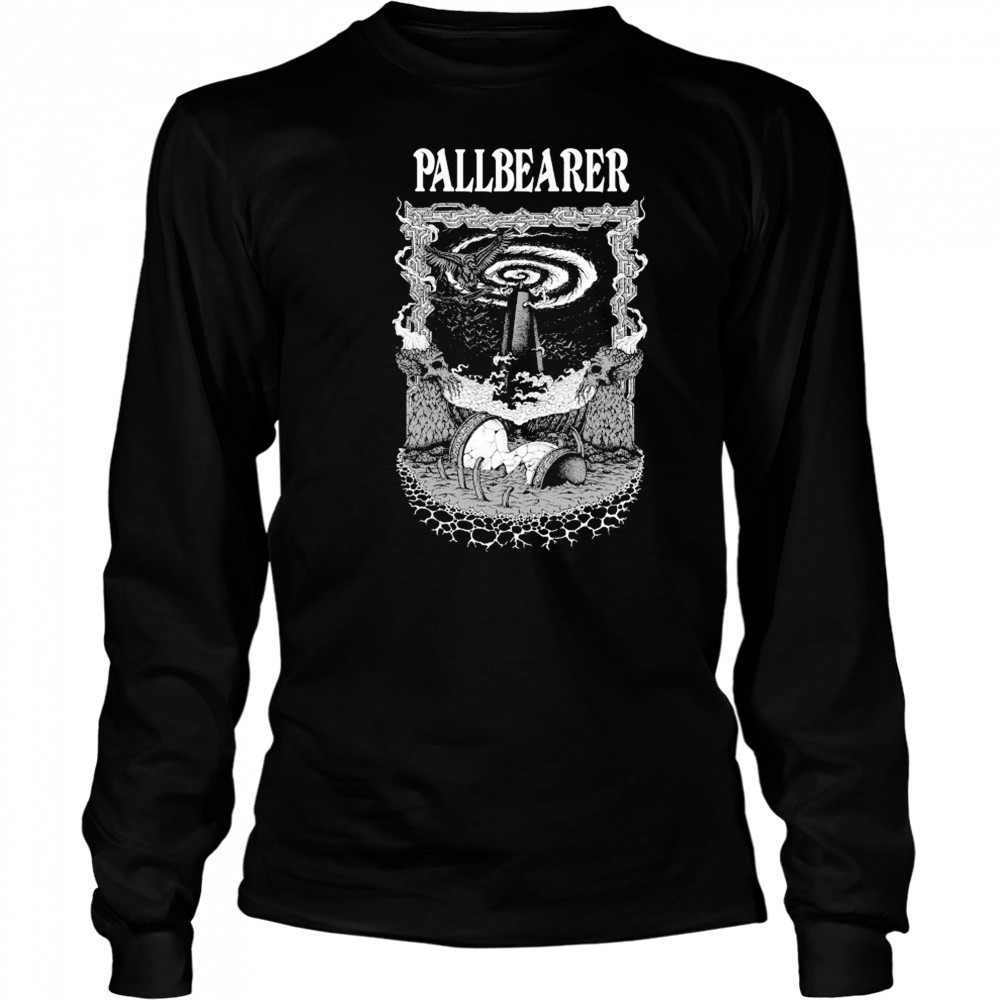 Pallbearer Silver Wings Hourglass T-shirt Long Sleeved