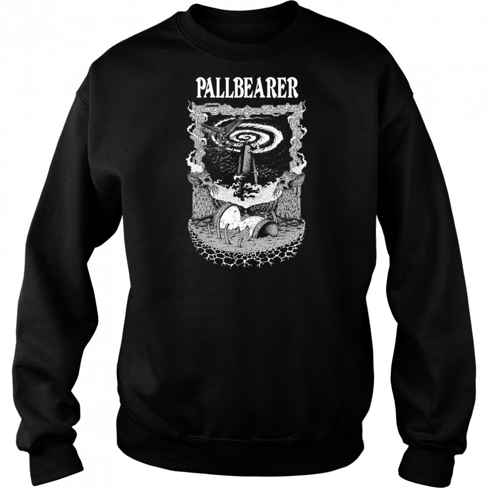 Pallbearer Silver Wings Hourglass T-shirt Hoodie