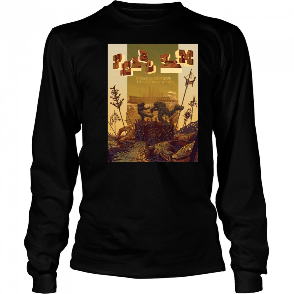 Pearl Jam Event 2025 New Orleans Jazz And Heritage Festival In New Orleans LA On May 3 2025 Shirt Long Sleeved