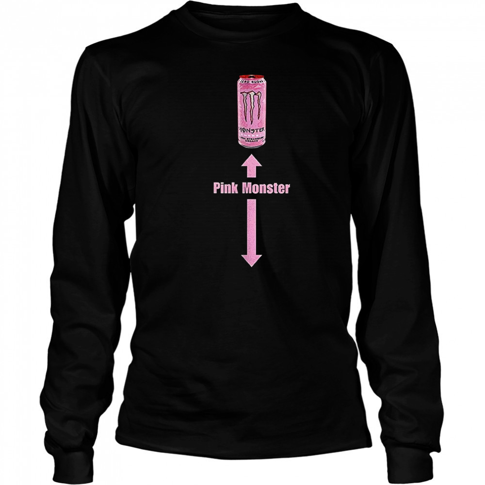 Pink Monster shirt Long Sleeved