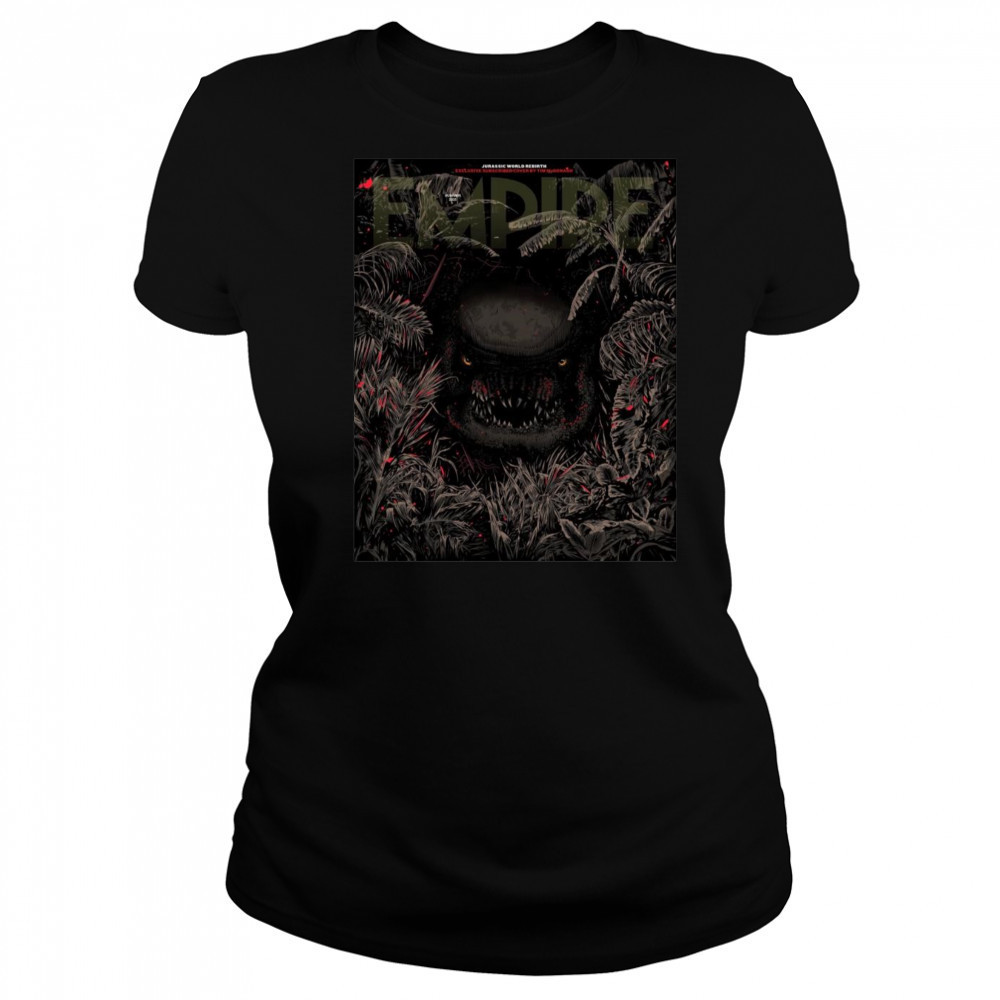 Poster Jurassic World Rebirth Exclusive Subscriber Cover By Tim Mcdonagh Summer 2025 t-shirt Women's T-shirt