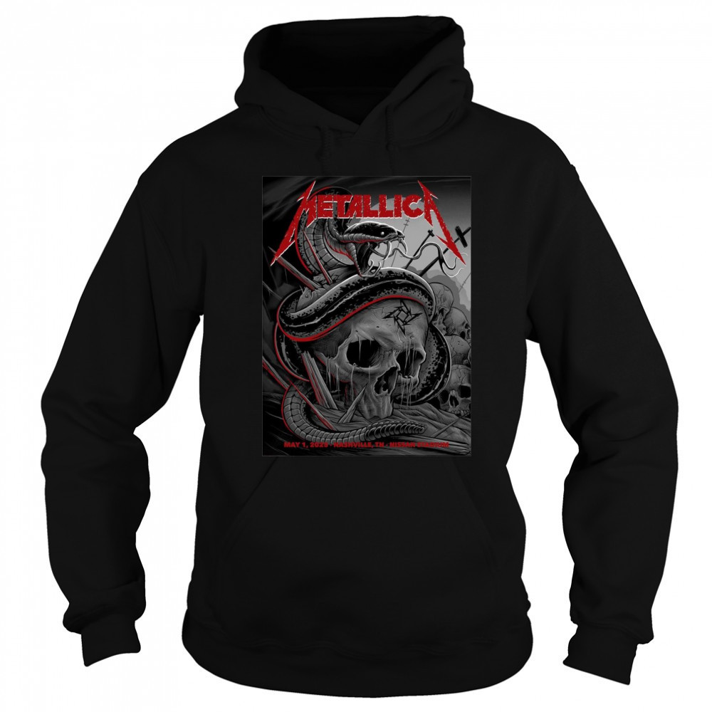 Poster Metallica World Tour On May 1 2025 Nashville TN Nissan Stadium t-shirt Sweatshirt