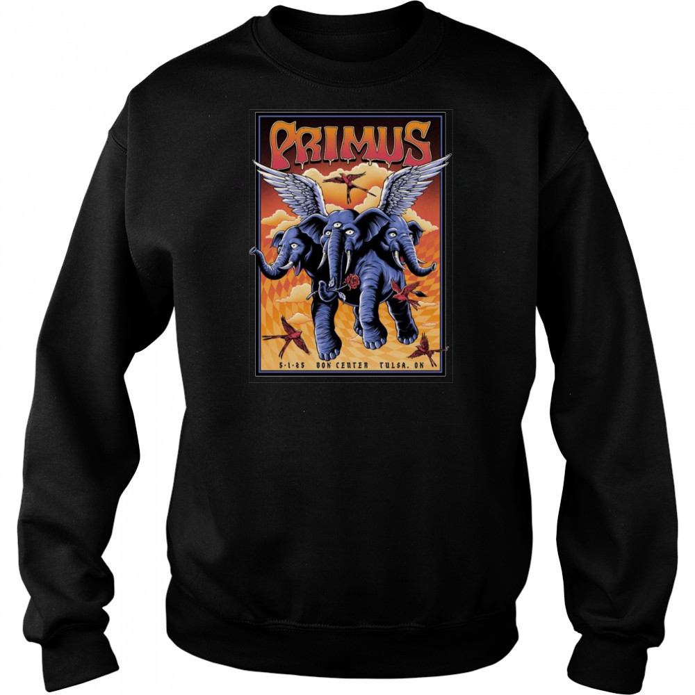 Poster Primus Event May 1 2025 Bok Center Tulsa OK t-shirt Hoodie