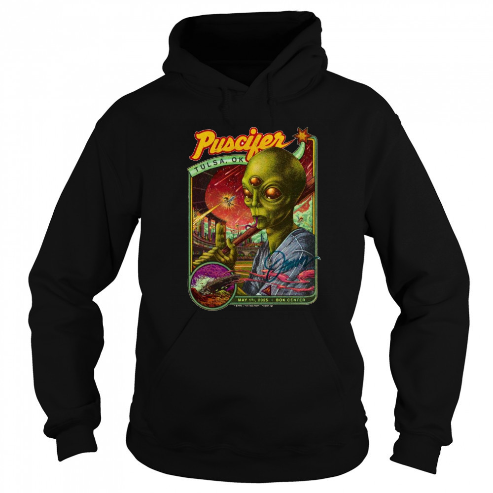 Poster Puscifer May 1st 2025 Bok Center In Tulsa OK t-shirt Sweatshirt