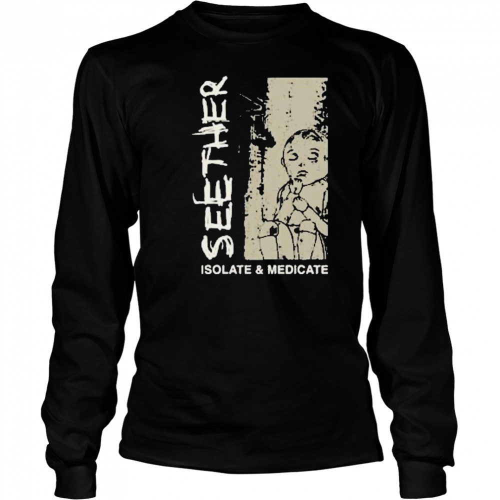 Seether Isolate And Medicate T-shirt Long Sleeved