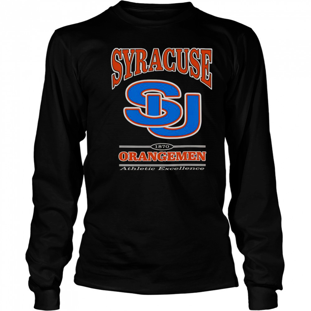 SU Syracuse University Orangemen T-Shirt Long Sleeved