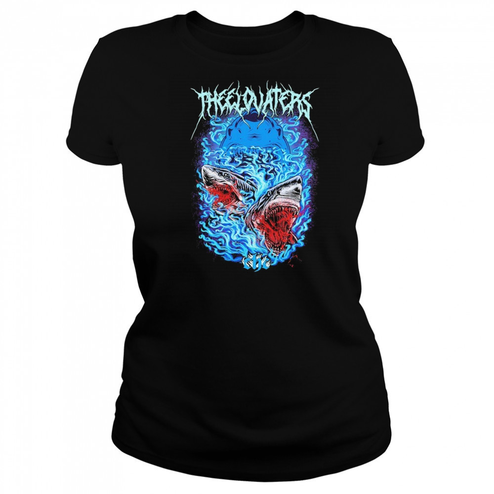 The Elovaters Beware Of Sharks T-shirt Women's T-shirt