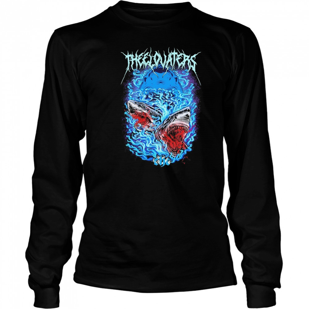 The Elovaters Beware Of Sharks T-shirt Long Sleeved