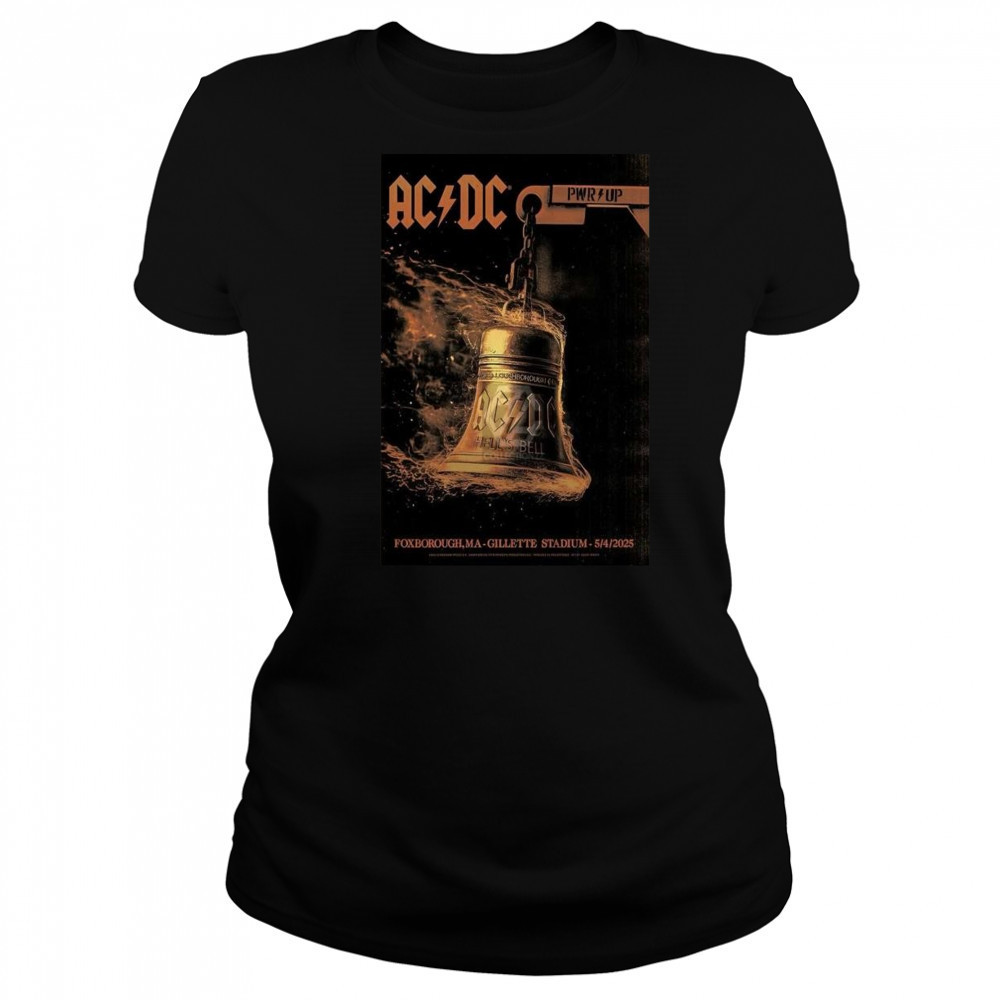 AC DC On May 4, 2025 In Foxborough, MA Tour Shirt Women's T-shirt