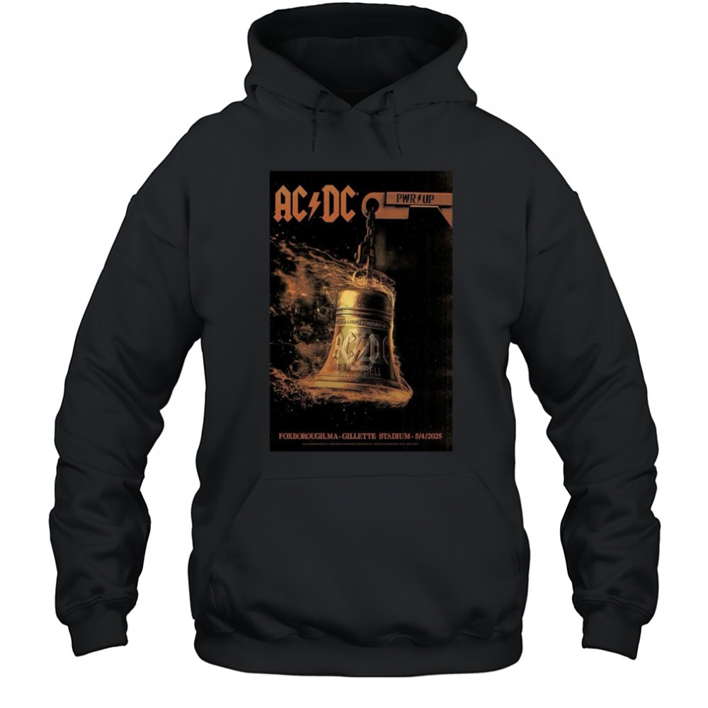 AC DC On May 4, 2025 In Foxborough, MA Tour Shirt Hoodie