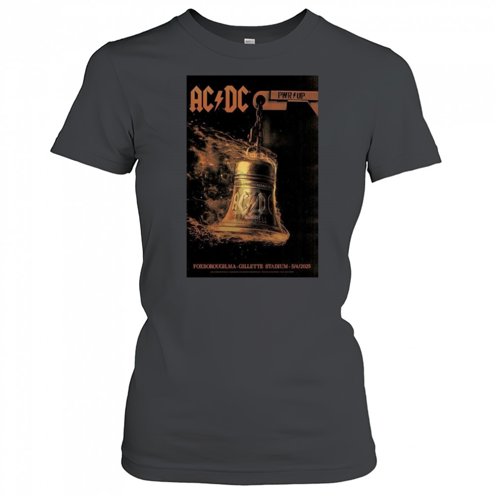 AC DC On May 4, 2025 In Foxborough, MA Tour Shirt Women's T-shirt