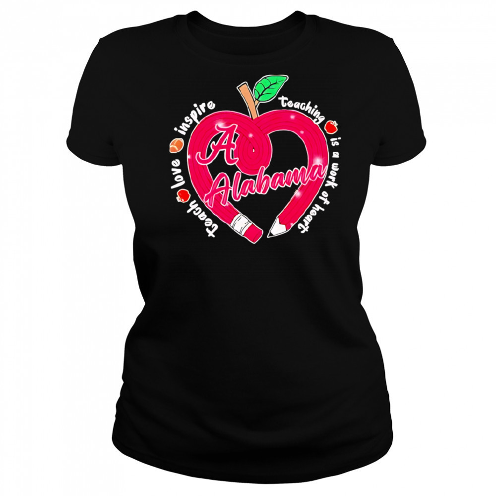 Alabama crimson tide motivational teaching heartwarming shirt Women's T-shirt
