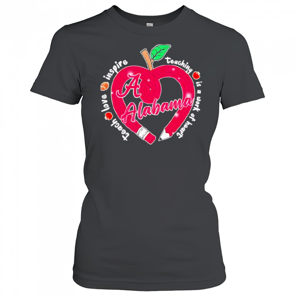 Alabama crimson tide motivational teaching heartwarming shirt Women's T-shirt