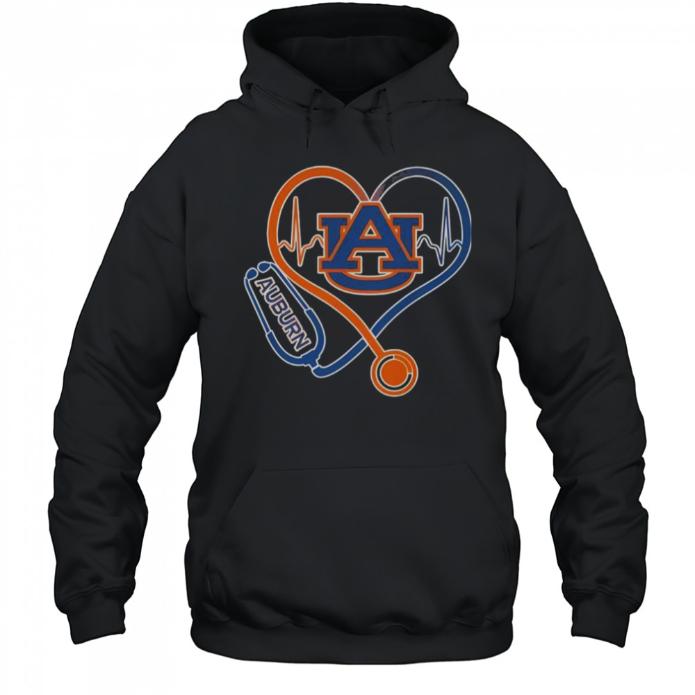Auburn Tigers Caring Hearts Nurses T-Shirt Hoodie