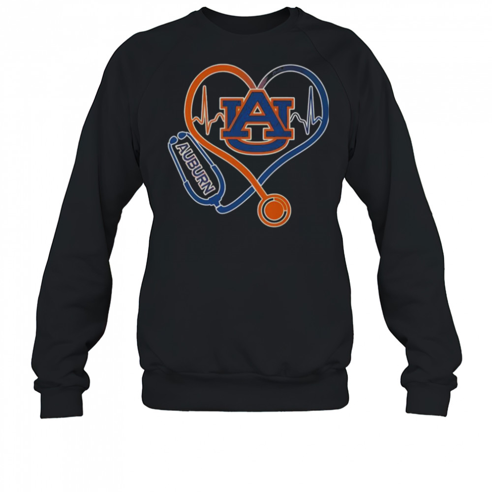 Auburn Tigers Caring Hearts Nurses T-Shirt Sweatshirt