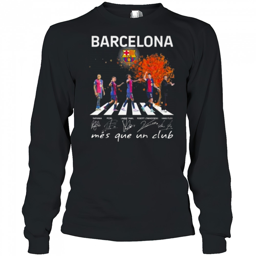 Barcelona Mes Que Un Club 2025 Shirt Long Sleeved