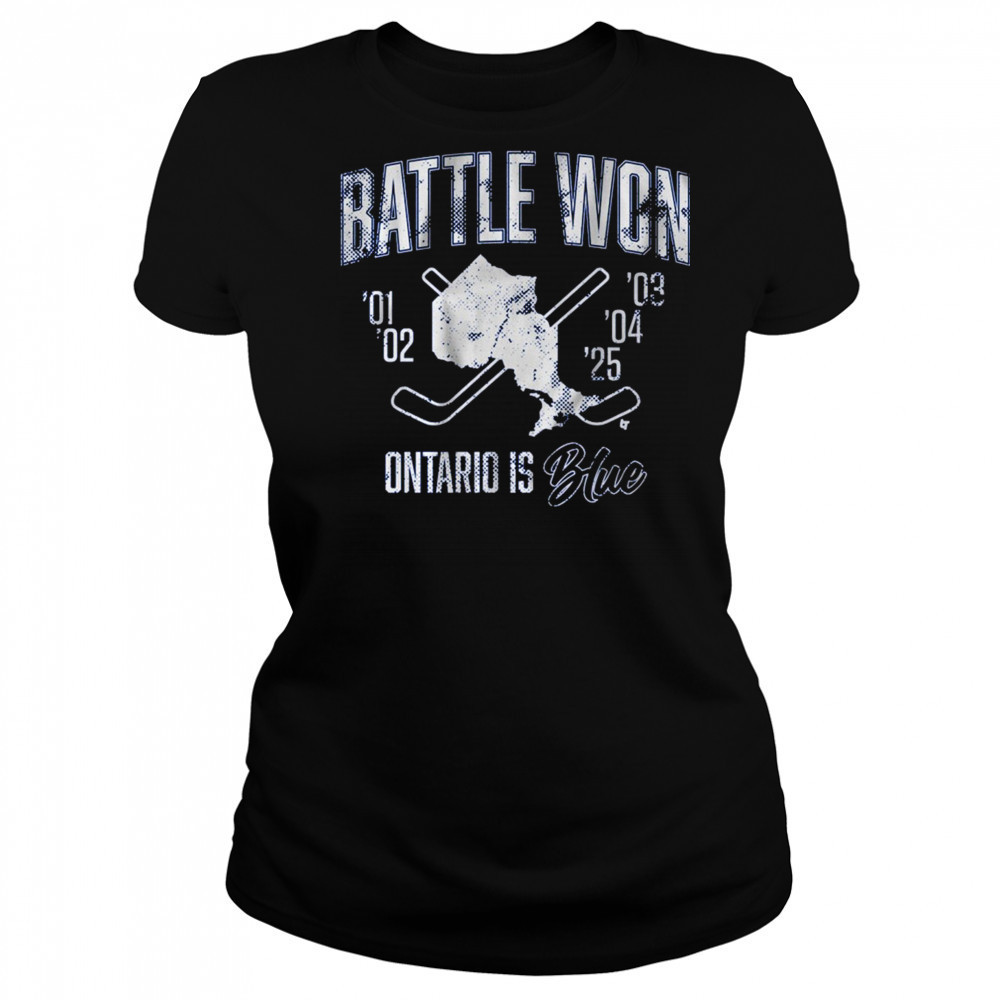 Battle Won Ontario Is Blue ’01 – ’25 t-shirt Women's T-shirt